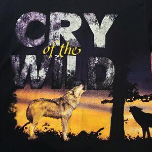 Vintage 90s Cry Of The Wild Wolves Shirt